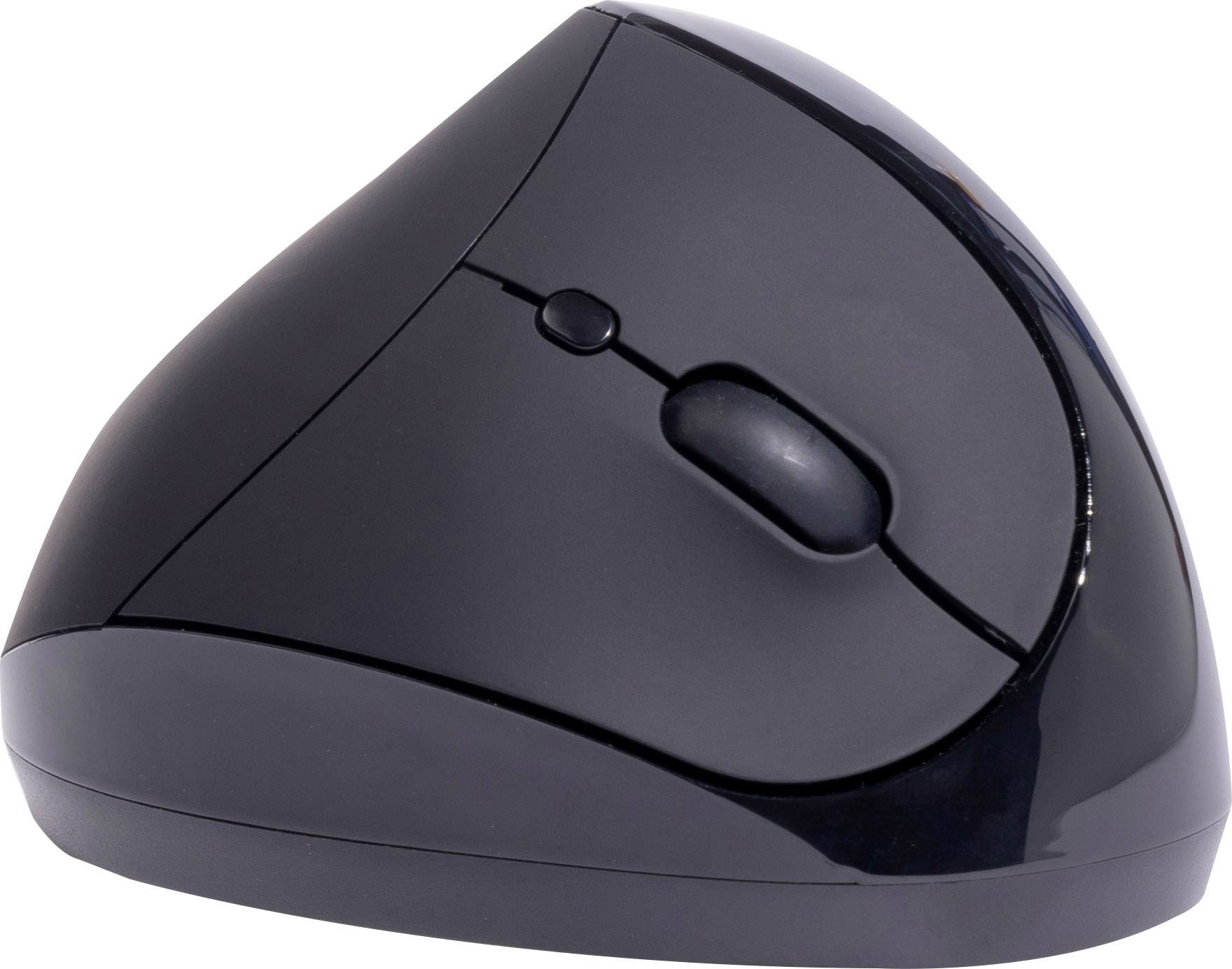 spiffy Ergo Ergonomische Maus USB Laser Schwarz 1600 dpi Ergonomisch, Wiederaufladbar
