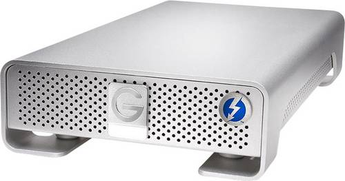 G-Technology 0G05025 G-Drive Thunderbolt Externe Festplatte 8.9cm (3.5 Zoll) 10TB Silber Thunderbolt