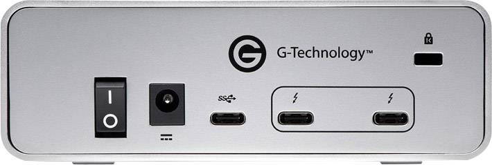 G-Technology 0G05379 G-Drive Thunderbolt 3 Externe Festplatte 8.9cm (3.5 Zoll) 10TB Silber