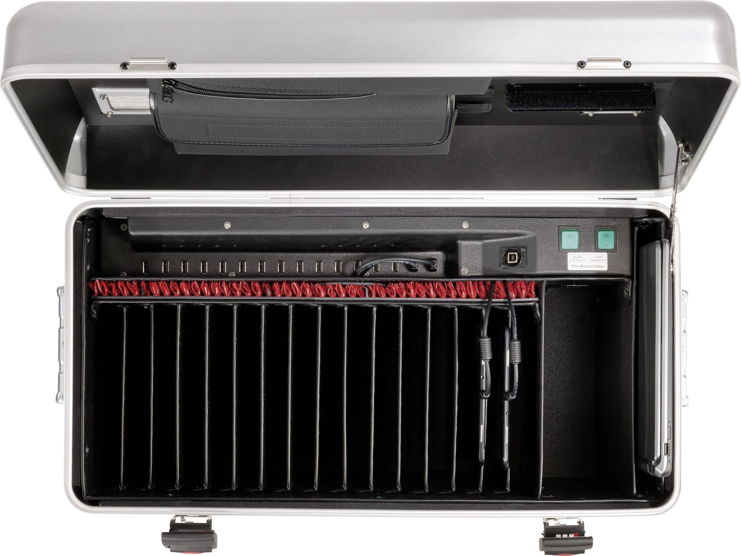 Parat A16 Lade- und Managementsystem Wagen Tablets mit Mikro-USB-Anschluss (Bis 10")