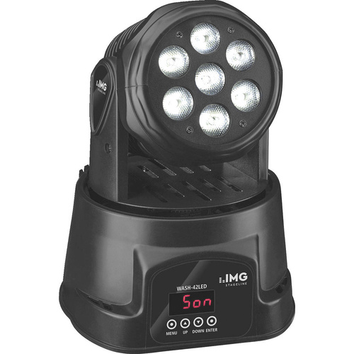 IMG STAGELINE 38.7740 WASH-42LED DMX LED-Effektstrahler Anzahl LEDs (Details):7 St. 10W