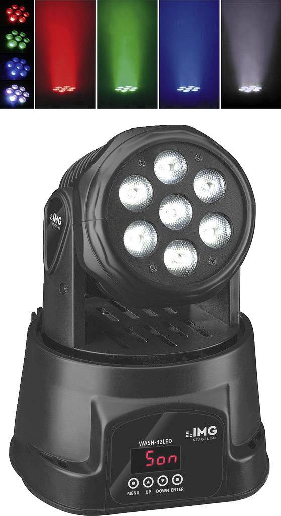 IMG STAGELINE 38.7740 WASH-42LED DMX LED-Effektstrahler Anzahl LEDs (Details):7 St. 10W