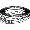 Alstertaler Schrauben & Präzisionsteile Sicherungsscheiben 17mm 25.4mm Stahl 100 St. 159474