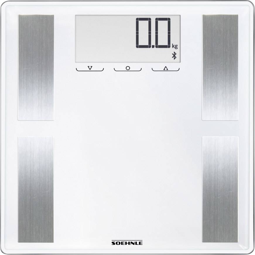 Soehnle Shape Sense Connect 100 Körperanalysewaage digital Wägebereich (max.)=180 kg Grau, Metall M
