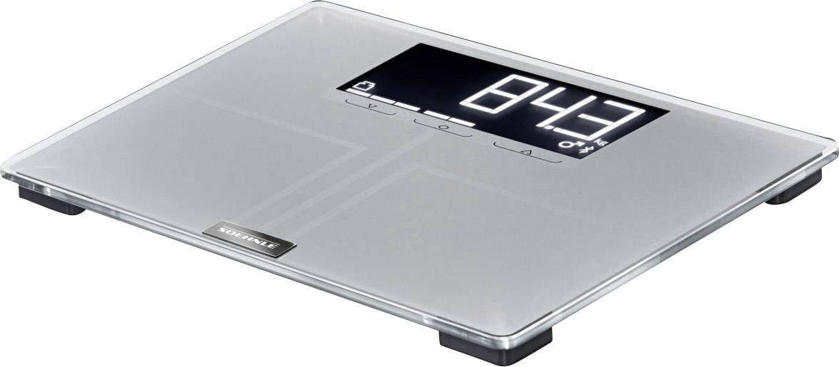 Soehnle Shape Sense Connect 200 Körperanalysewaage digital Wägebereich (max.)=200 kg Grau Mit Bluetooth