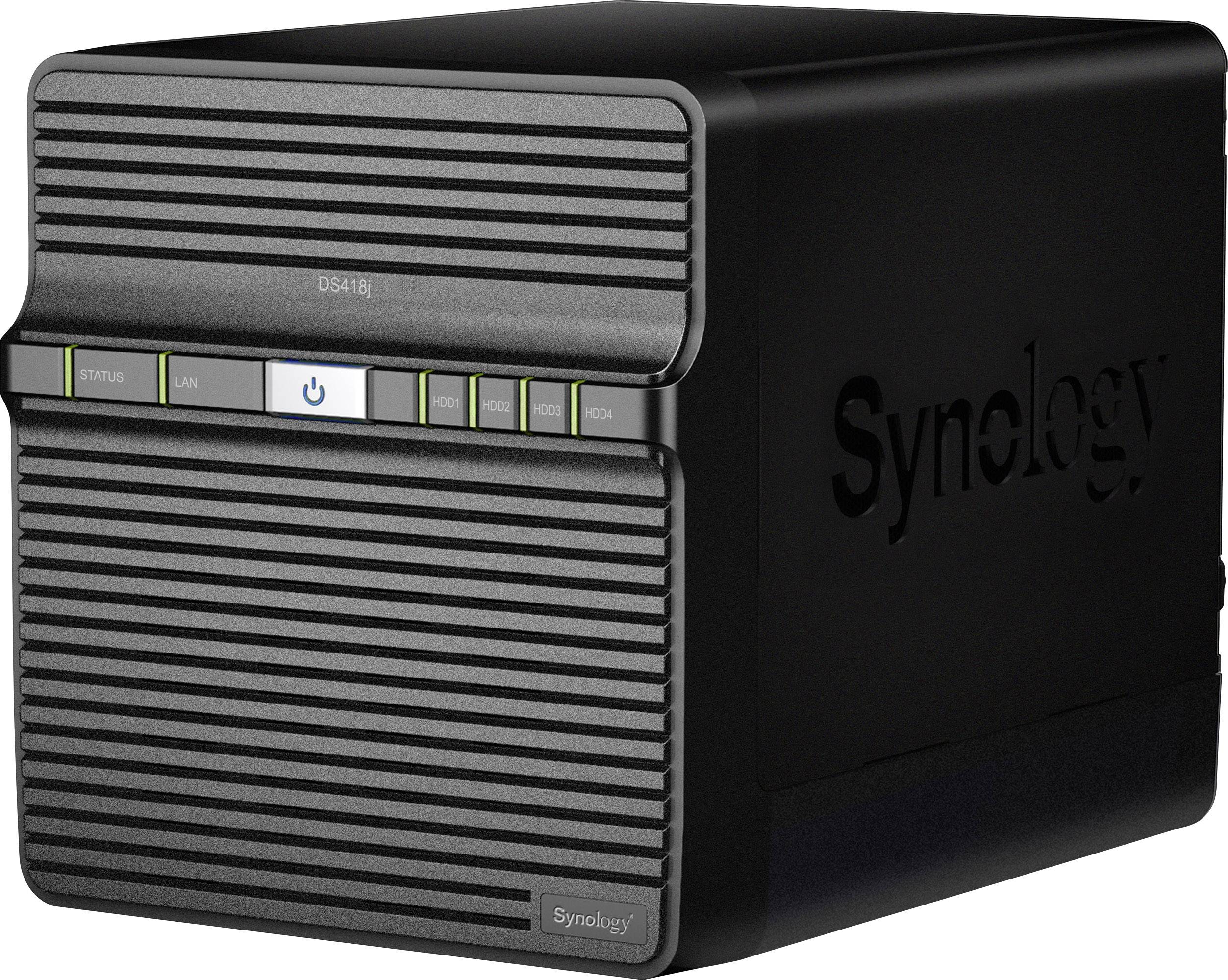 Synology DiskStation DS418j NAS-Server Gehäuse 4 Bay DS418J