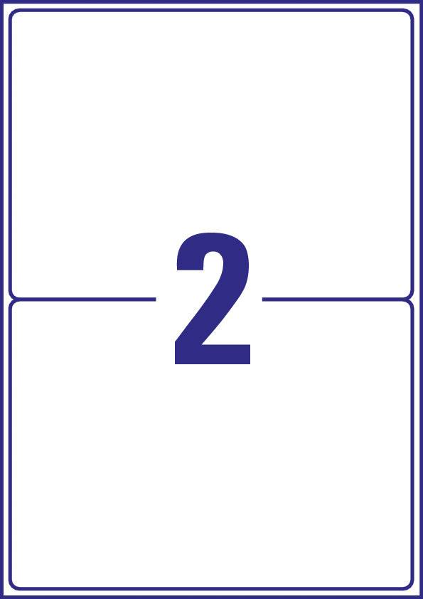 Die Zahl '2' steht groß und blau in der Mitte eines weißen Schildes mit blauem Rand.