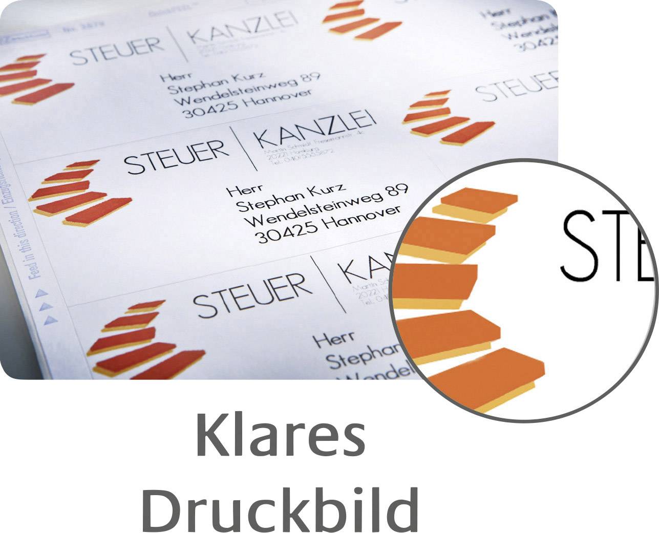 Avery-Zweckform 6126 Universal-Etiketten 48.5 x 25.4 mm Papier Weiß 400 St. Permanent haftend Tintenstrahldrucker, Laserdrucker, Farblaserdrucker