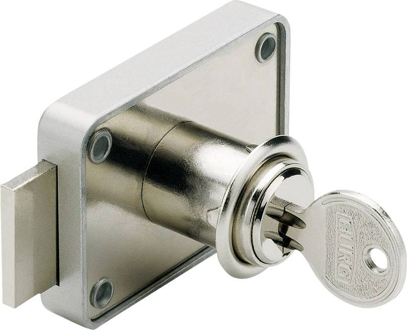 Burg Wächter MZ 83.SB Möbelschloss 172mm verschieden schließend Messing (poliert) Schlüsselschloss