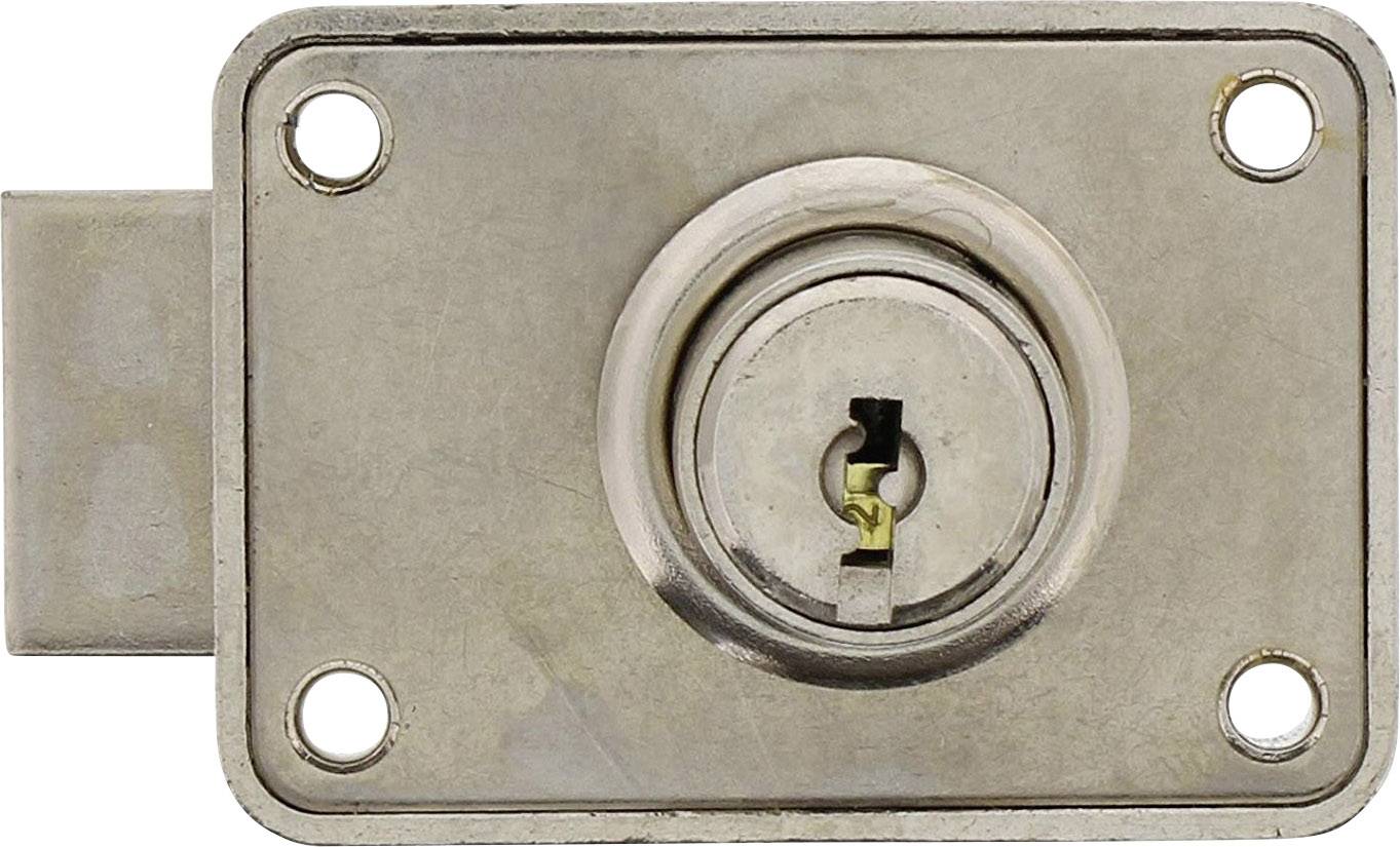 Burg Wächter MZ 83.SB Möbelschloss 172mm verschieden schließend Messing (poliert) Schlüsselschloss