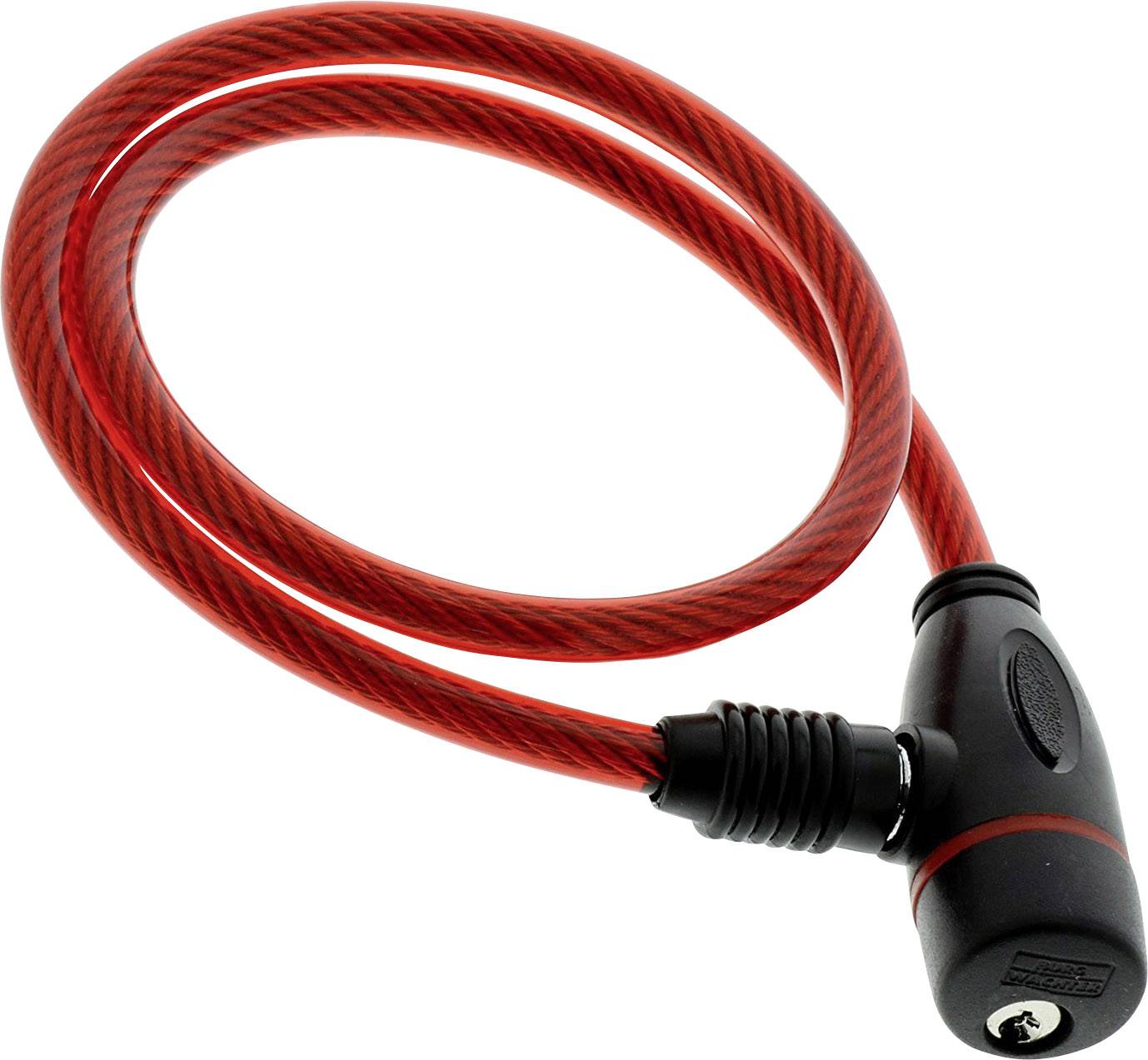 Burg Wächter 260 60 Schlaufenstahlkabel Schwarz Schlüsselschloss