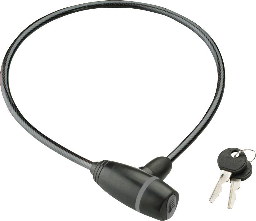 Burg Wächter 260 60 Schlaufenstahlkabel Schwarz Schlüsselschloss