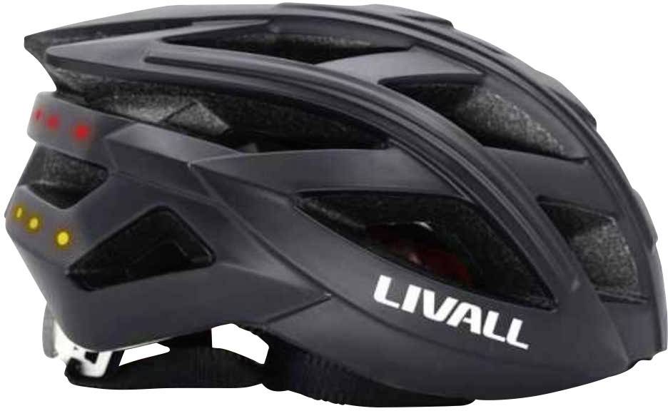 Livall BH62 Rennrad-Helm Schwarz Konfektionsgröße=L Kopfumfang=58-61cm