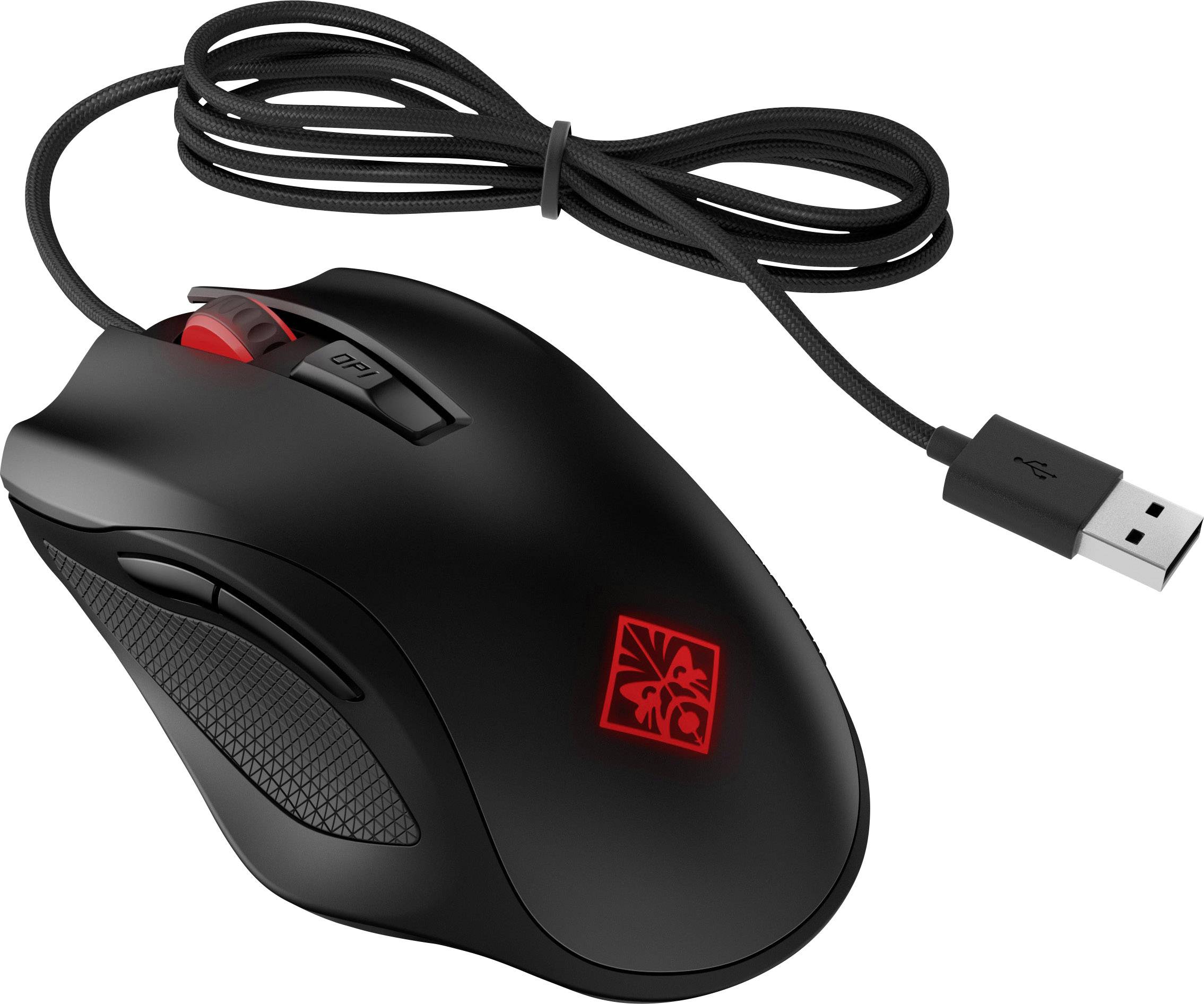 Omen 600 USB-Gaming-Maus Optisch Beleuchtet, Gewichts-Tuning Schwarz