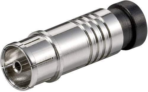 Goobay Koax Kompressions-Kupplung Kabel-Durchmesser: 7mm