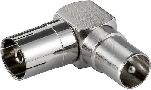 Goobay Koax-Buchse - Koax-Stecker 90°