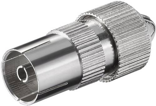 Goobay Koax-Kupplung mit Schraubbefestigung Kabel-Durchmesser: 9.50mm