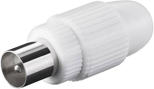 Goobay Koax-Stecker mit Schraubbefestigung Kabel-Durchmesser: 9.50mm