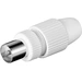 goobay Koax Quick Stecker mit Klemmbefestigung Kunststoff (Bulk) goobay Koax Quick Stecker mit Klemmbefestigung Kunststoff (Bulk)