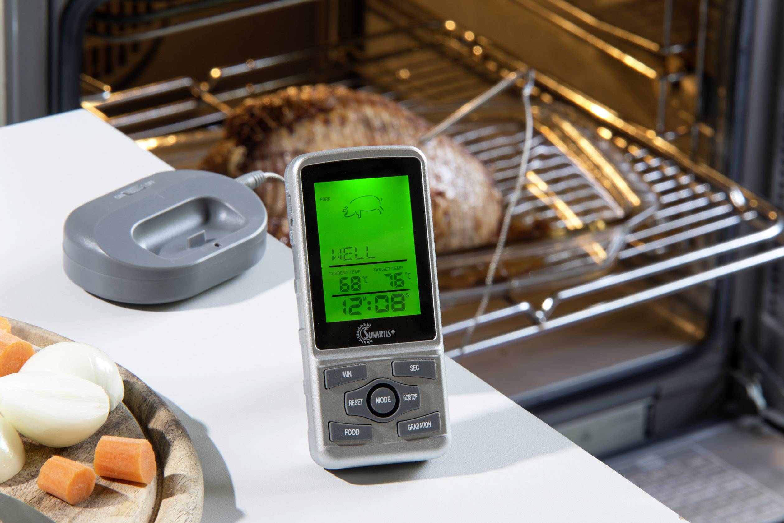 ME316 Grillthermometer Edelstahl