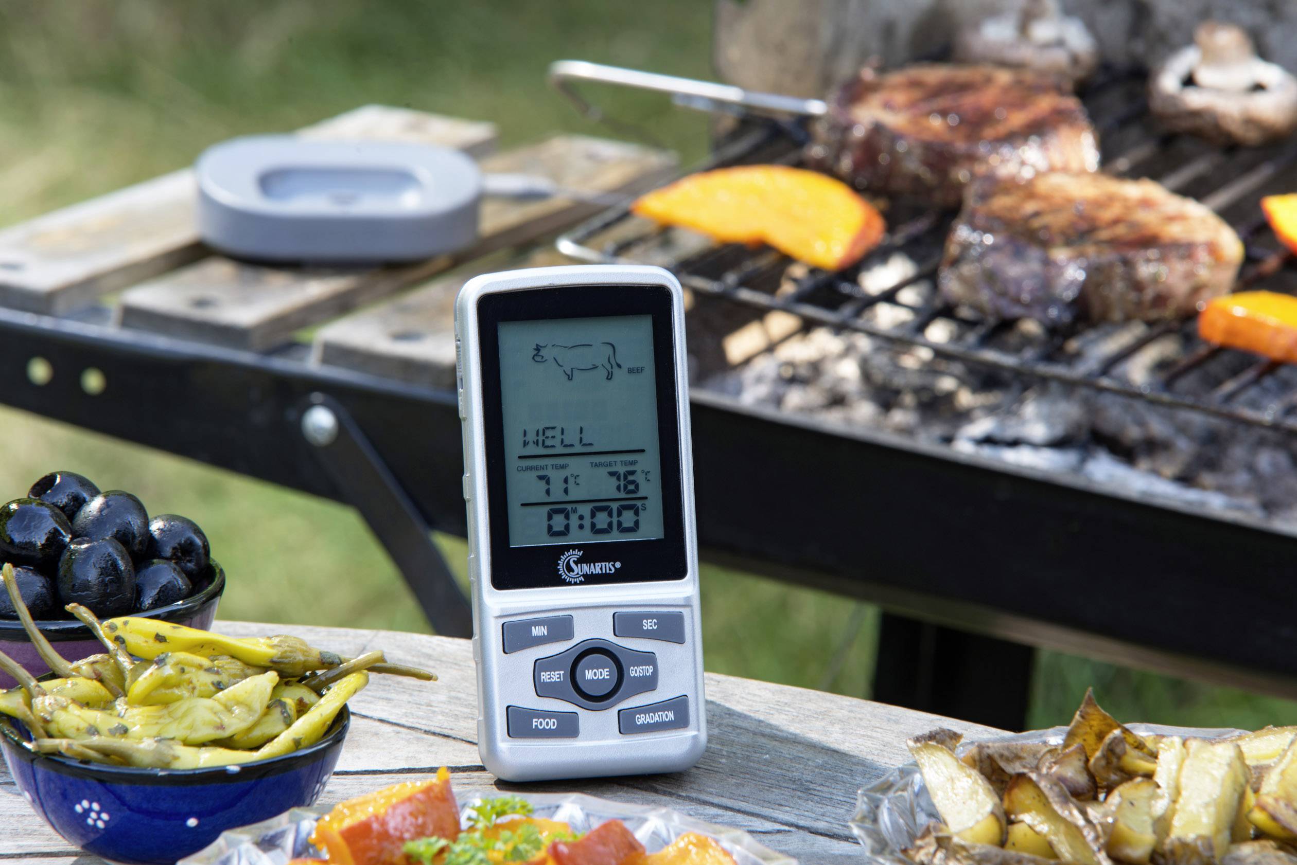 ME316 Grillthermometer Edelstahl