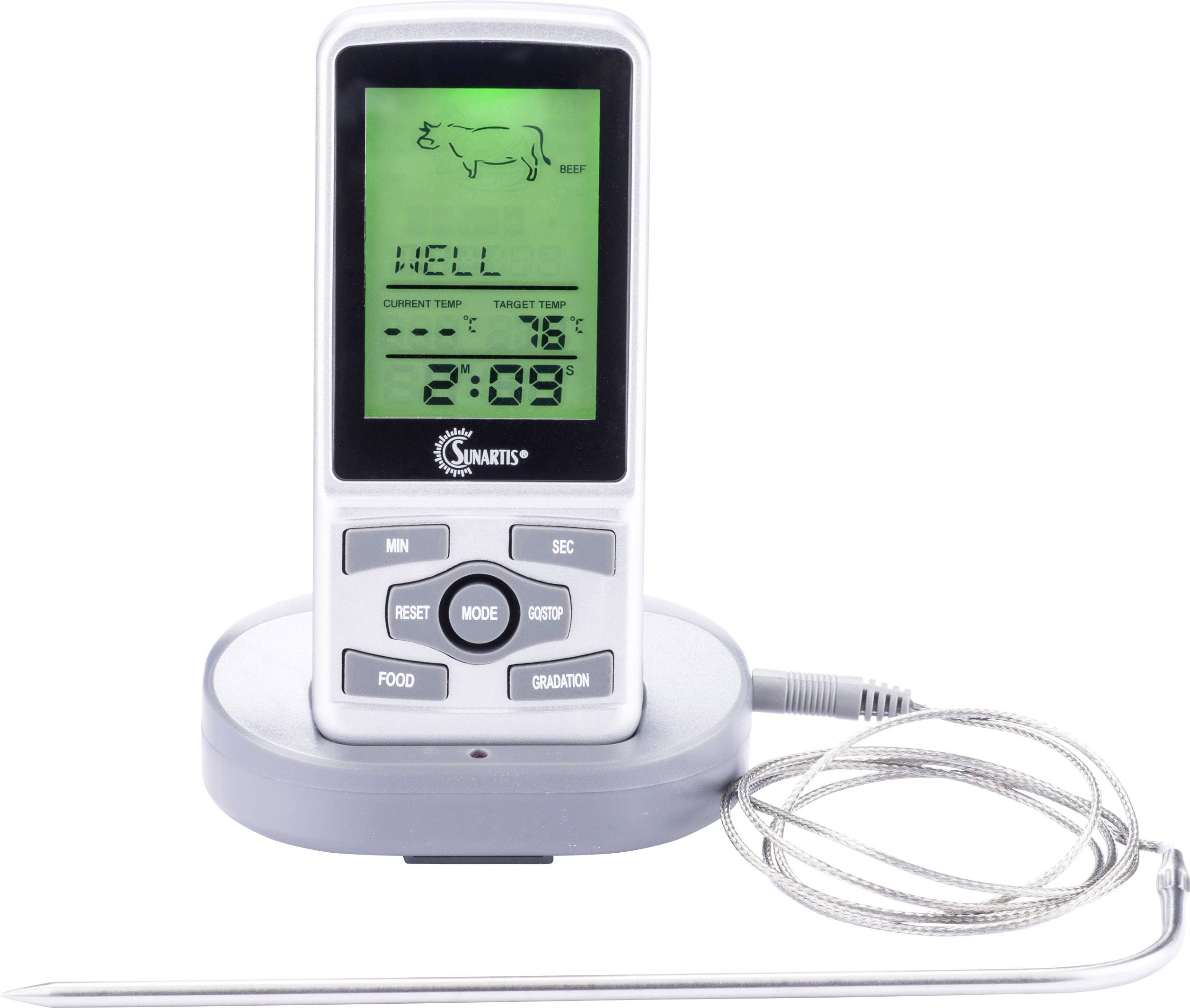 ME316 Grillthermometer Edelstahl