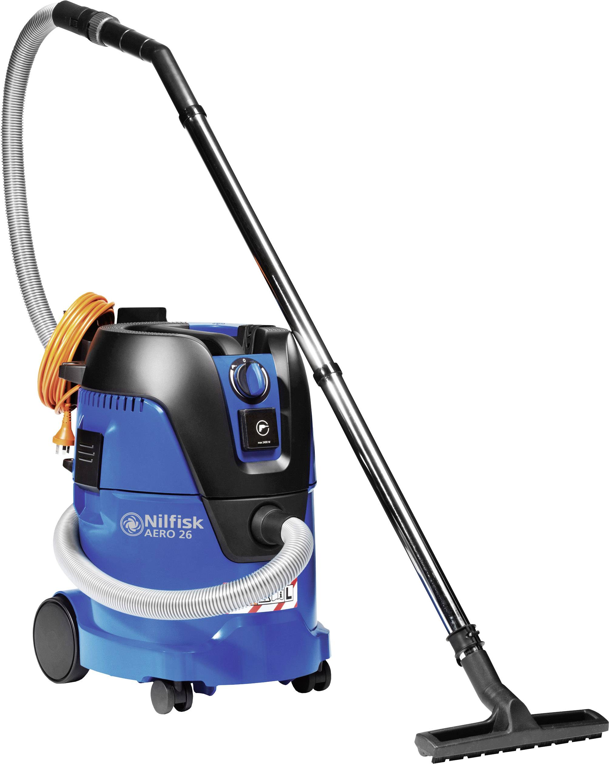 Nilfisk AERO 26-2L PC 107406608 Nass-/Trockensauger  1500 W 30 l halbautomatische Filterreinigung, Staubklasse L zertifiziert