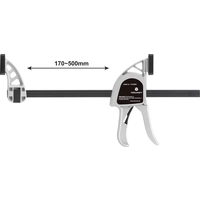 TOOLCRAFT Alu-Einhandzwinge 300 x 85mm 3000N 1595615 Spann-Weite (max.):500mm Produktabmessung, Länge: 500mm Ausladungs-Maße:85mm TOOLCRAFT Alu-Einhandzwinge 300 x 85mm 3000N 1595615 Spann-Weite (max.):500mm Produktabmessung, Länge: 500mm Ausladungs-Maße:85mm