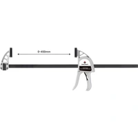 TOOLCRAFT Alu-Einhandzwinge 450 x 85mm 3000N 1595616 Spann-Weite (max.):650mm Produktabmessung, Länge: 652mm Ausladungs-Maße:85mm TOOLCRAFT Alu-Einhandzwinge 450 x 85mm 3000N 1595616 Spann-Weite (max.):650mm Produktabmessung, Länge: 652mm Ausladungs-Maße:85mm
