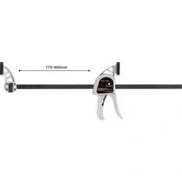 TOOLCRAFT Alu-Einhandzwinge 450 x 85mm 3000N 1595616 Spann-Weite (max.):650mm Produktabmessung, Länge: 652mm Ausladungs-Maße:85mm TOOLCRAFT Alu-Einhandzwinge 450 x 85mm 3000N 1595616 Spann-Weite (max.):650mm Produktabmessung, Länge: 652mm Ausladungs-Maße:85mm