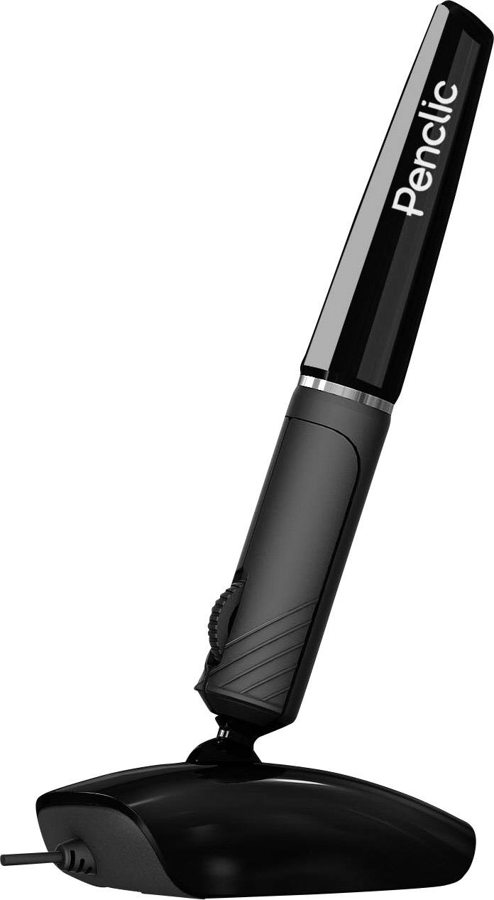 Penclic D3 Stiftmaus USB Laser Schwarz 3 Tasten 1600 dpi Ergonomisch