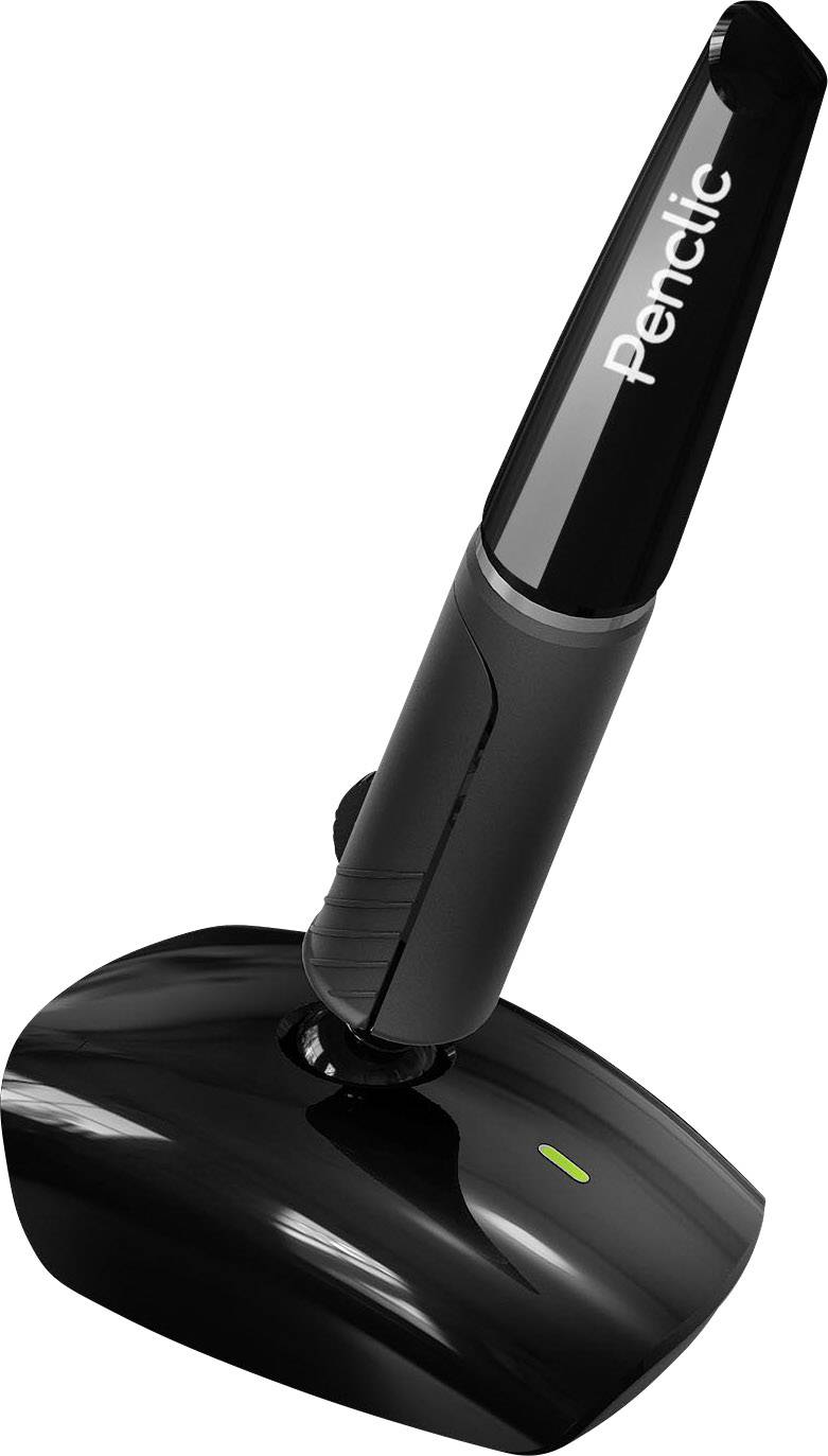 Penclic R3 Funk Stiftmaus Laser Ergonomisch, Wiederaufladbar Schwarz