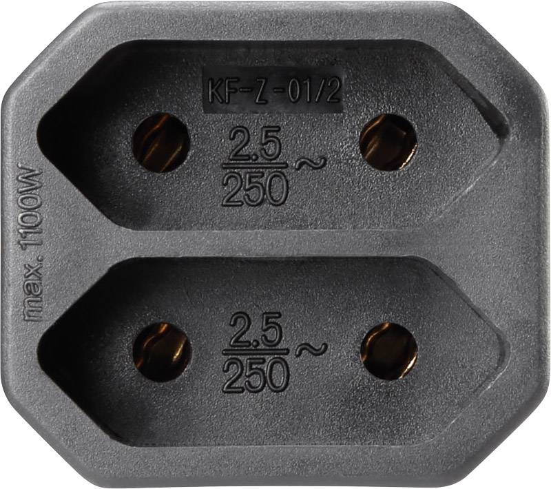 Basetech 1595909 ück Steckdosen-Verteiler Schwarz