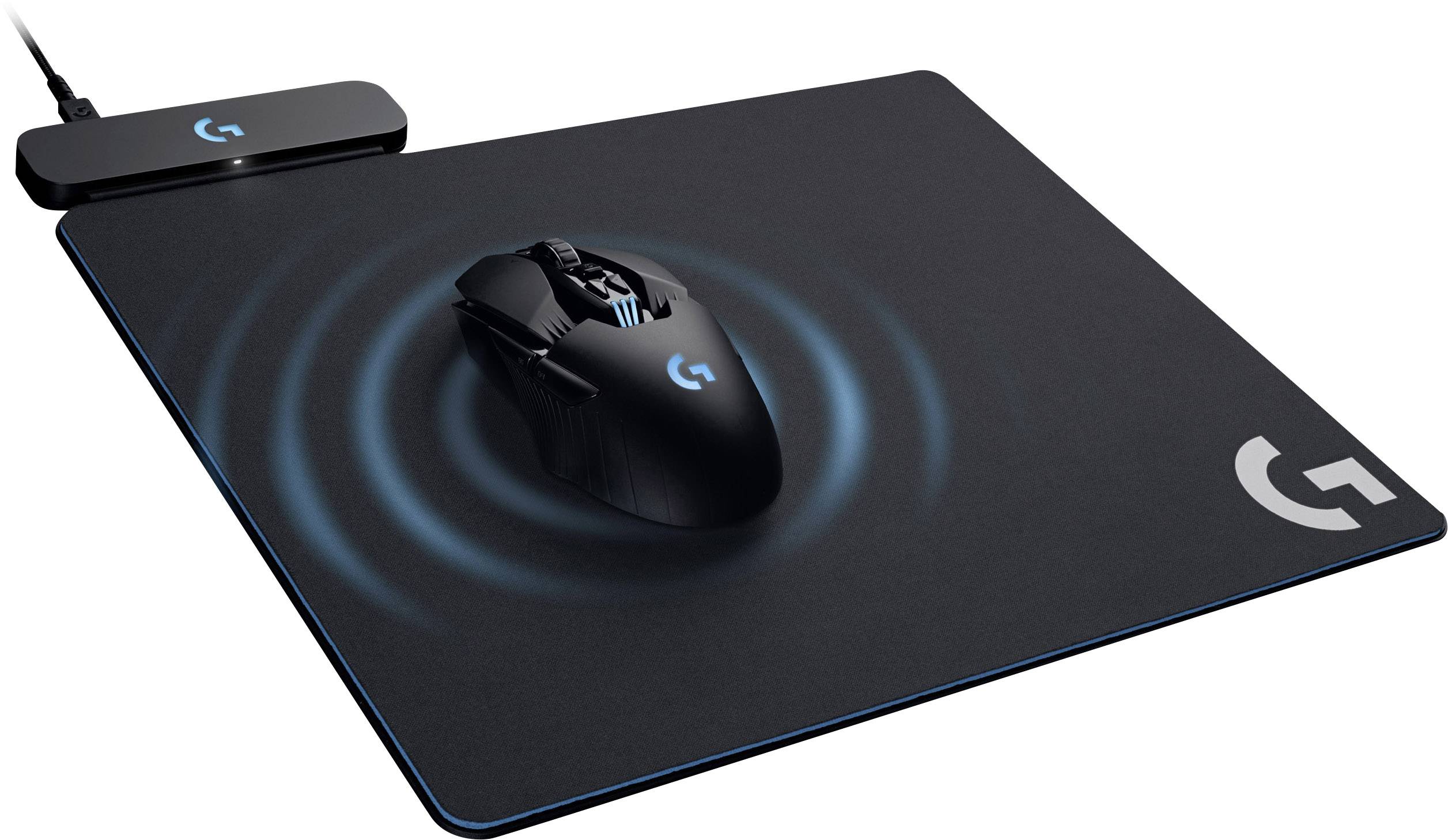 Logitech Gaming Powerplay Wireless Charging System Gaming-Mauspad Schwarz