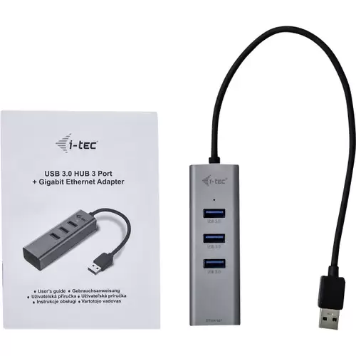 I-tec Netzwerkadapter 10 / 100 / 1000MBit/s USB-A (USB 3.2 Gen 1) I-tec Netzwerkadapter 10 / 100 / 1000MBit/s USB-A (USB 3.2 Gen 1)