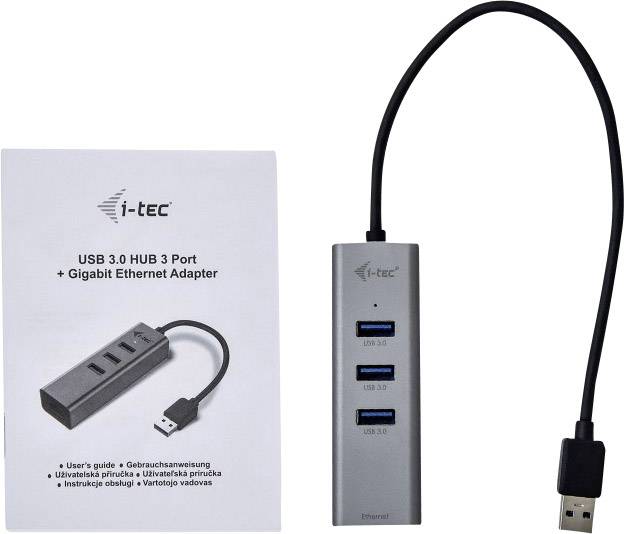 i-tec Netzwerkadapter 10 / 100 / 1000 MBit/s USB 3.2 Gen 1 (USB 3.0)