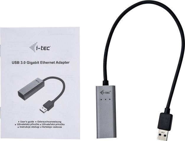 I-tec Netzwerkadapter 10 / 100 / 1000 MBit/s USB-A (USB 3.2 Gen 1)