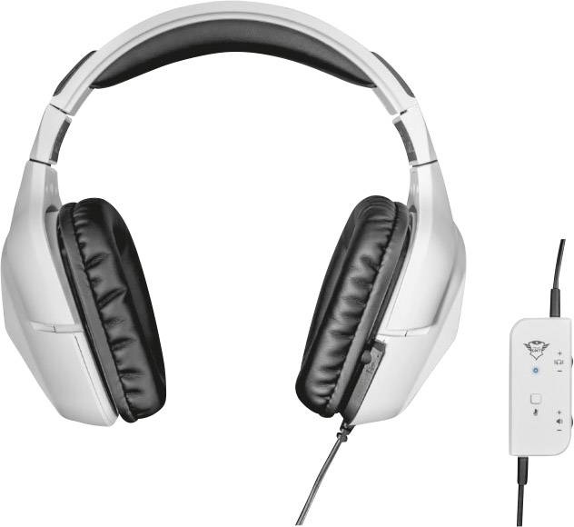 Trust GXT 345 Creon Gaming Headset USB schnurgebunden Over Ear Weiß