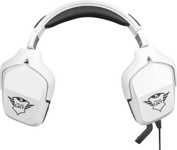Trust GXT 345 Creon Gaming Headset USB schnurgebunden Over Ear Weiß