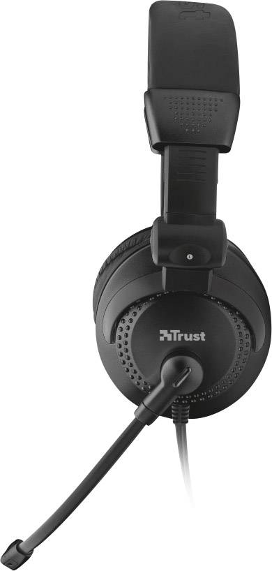 Trust Como Over Ear Headset kabelgebunden Schwarz Lautstärkeregelung, Faltbar Computer