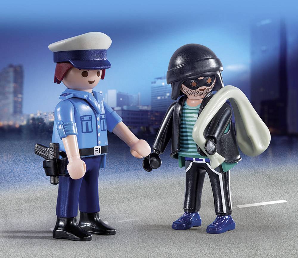 Playmobil - Duo Pack Polizist und Langfinger