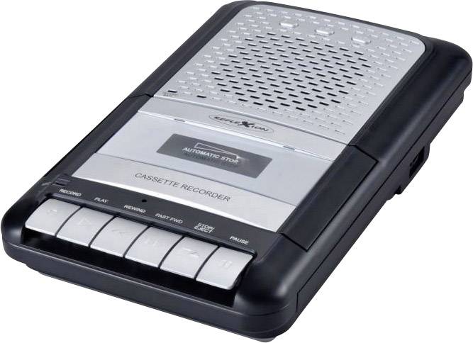 Reflexion CCR8012 Retro Ktenrecorder Mit Radio UKW, MW Analoges Diktiergeraet Kassette Usb Mp3 Aux Aufnahmefunktion Inkl
