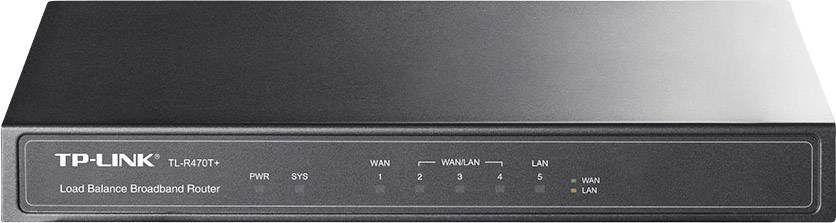 TP-Link TL-R470T+ - Router - WAN-Ports: 4