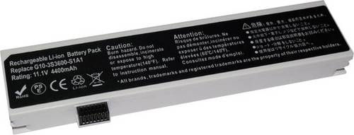 Beltrona Notebook-Akku ECSG10ILWEISS 11.1V 4400 mAh Advent