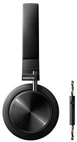 Onkyo H500M Over Ear Kopfhörer kabelgebunden Schwarz High-Resolution Audio Headset