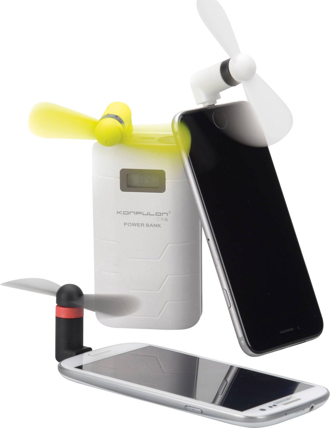 Herbert Richter 110 112 01 Mini Ventilator 43 mm x 88 mm x 20 mm mit USB-Anschluss