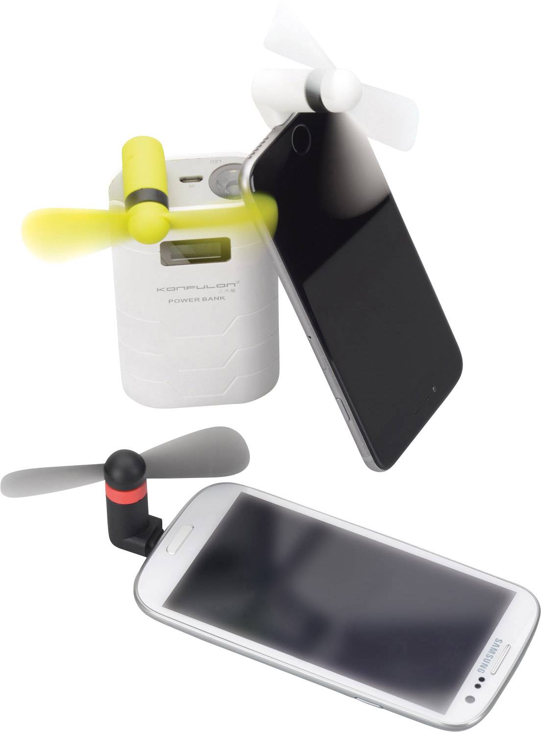 Herbert Richter 110 112 01 Mini Ventilator 43 mm x 88 mm x 20 mm mit USB-Anschluss