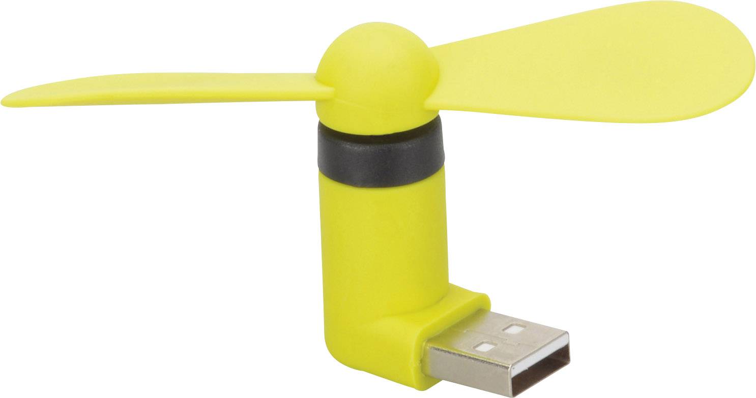 Herbert Richter 110 112 01 Mini Ventilator 43 mm x 88 mm x 20 mm mit USB-Anschluss