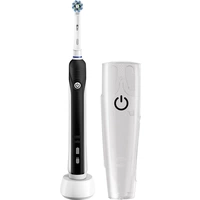 Oral-B Pro 750 Cross Action Elektrische Zahnbürste Rotierend/Oszilierend/Pulsieren Schwarz, Weiß Oral-B Pro 750 Cross Action Elektrische Zahnbürste Rotierend/Oszilierend/Pulsieren Schwarz, Weiß