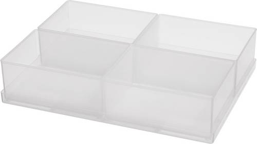 Raaco Sortimentskoffer-Einsatz (L x B x H) 220 x 160 x 47 mm Anzahl Fächer: 4 Inhalt 1 St.
